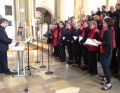 Der Gospelchor unter Leitung von Peter Bader