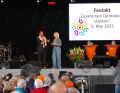 „Zusammen Demokratie stärken“ ist die Überschrift beim Festakt. (Bild: Markus Dietrich)